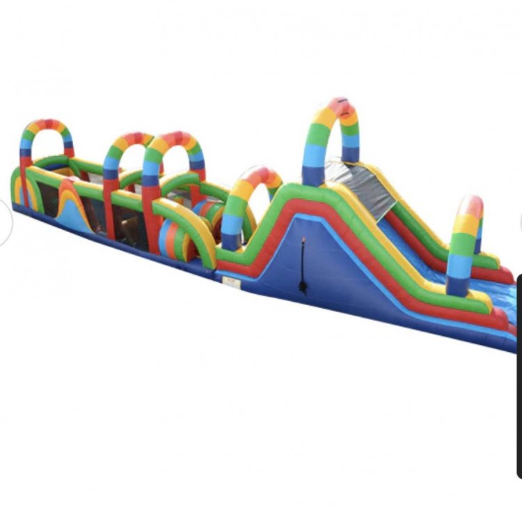 68ft rainbow obstacle course