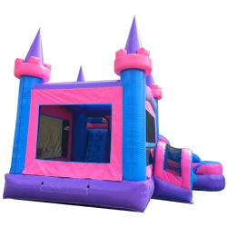 inflatable bounce house water slide modular pink2 1753488938 Pink princess castle