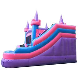 inflatable bounce house water slide modular pink3 1753488938 Pink princess castle